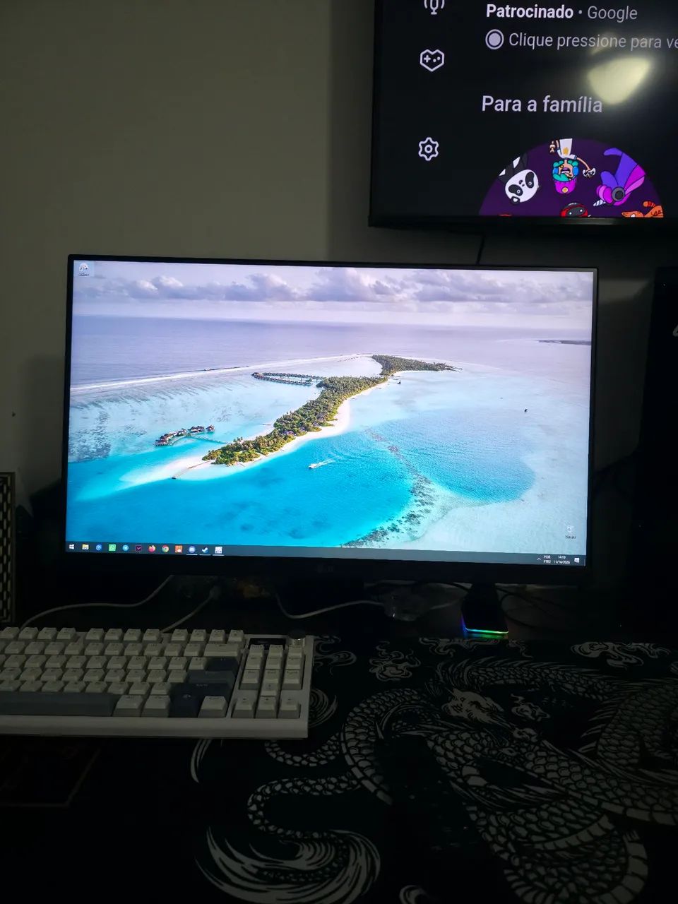 Monitor LG Ultragear 24 polegadas, IPS 144 hz
