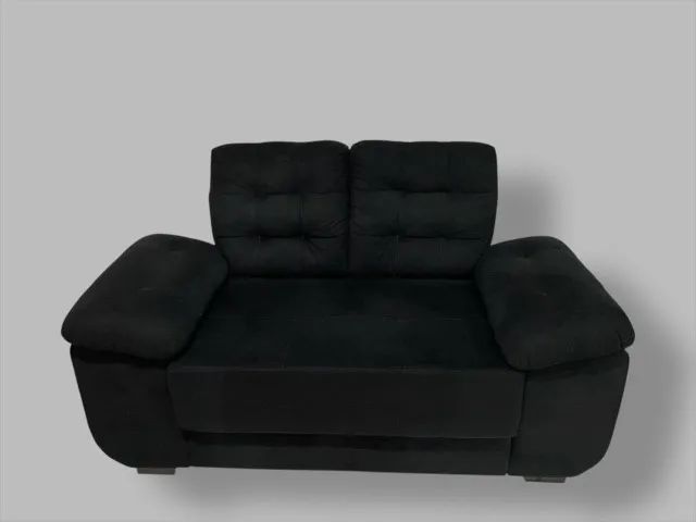 SOFÁ PRETO 2 LUGARES