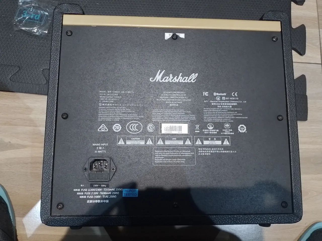 Amplificador Marshall Code 25 - Foto 5