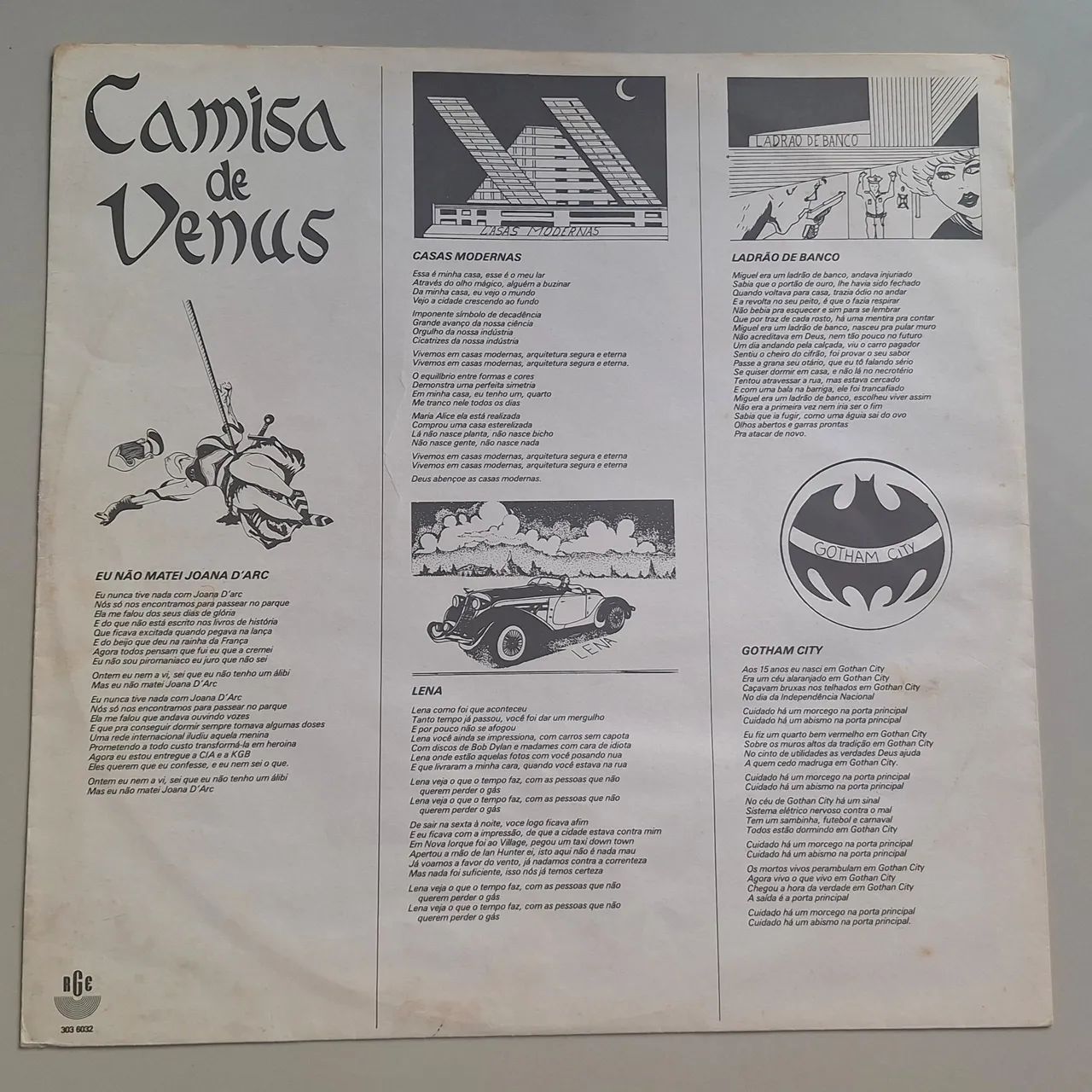 LP CAMISA DE VÊNUS ( Batalhões de Estranhos ) - Foto 4