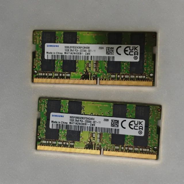 Memória ram Notebook Samsung 32gb 3200mhz DDR4 - Memória RAM