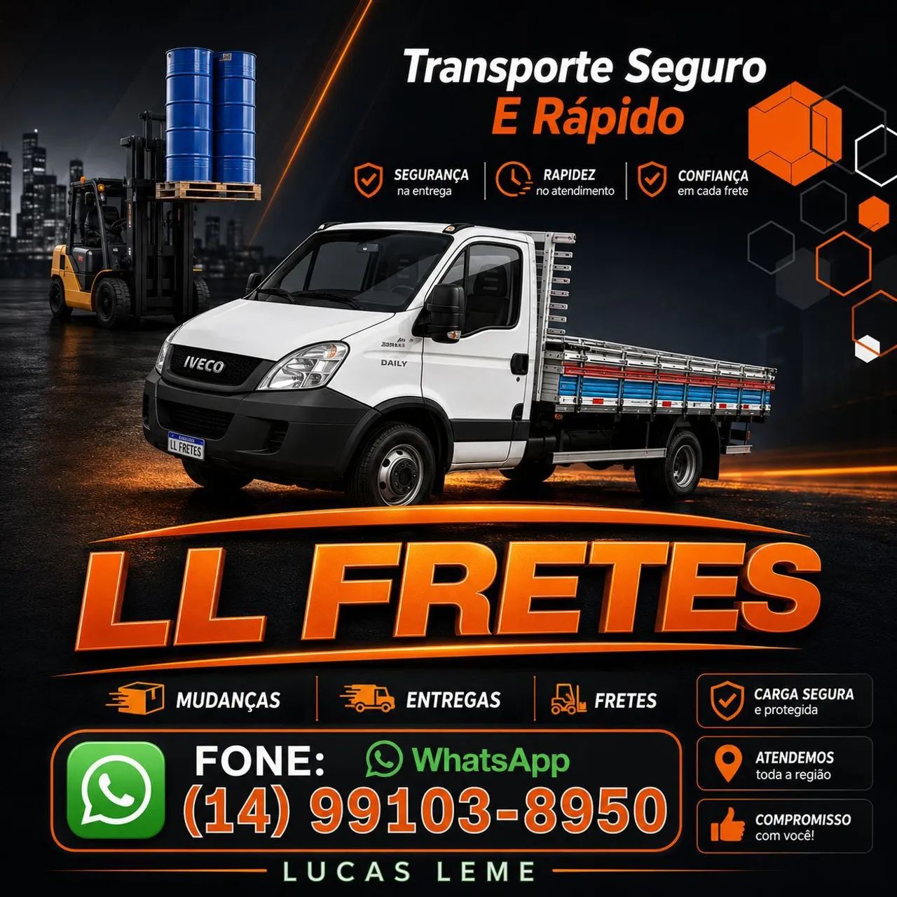 MUDANÇA, CARRETO E FRETES