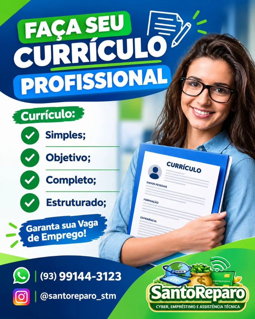 Criação de Currículo Profissional 