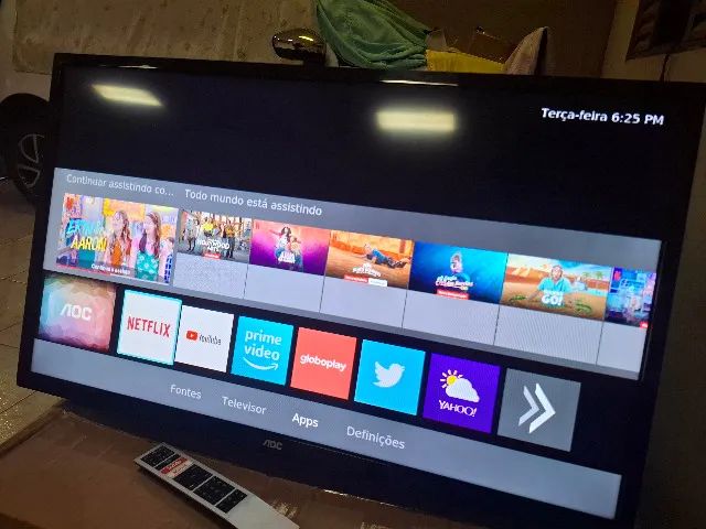 Smart TV AOC 32 Polegadas Televisão LED Wi-Fi Netflix YouTube Original