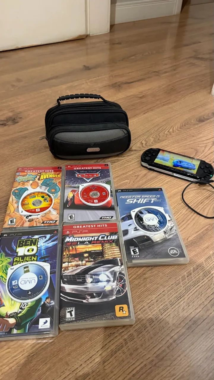 PSP 3001 + Jogos + Case - Foto 2