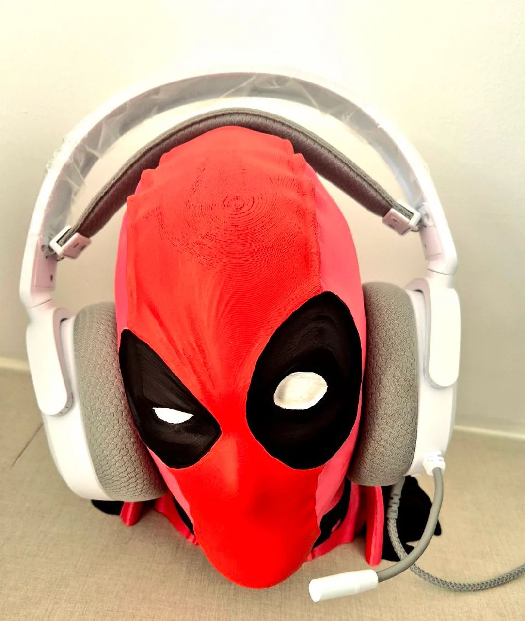 Suporte para headset deadpool  - Foto 2