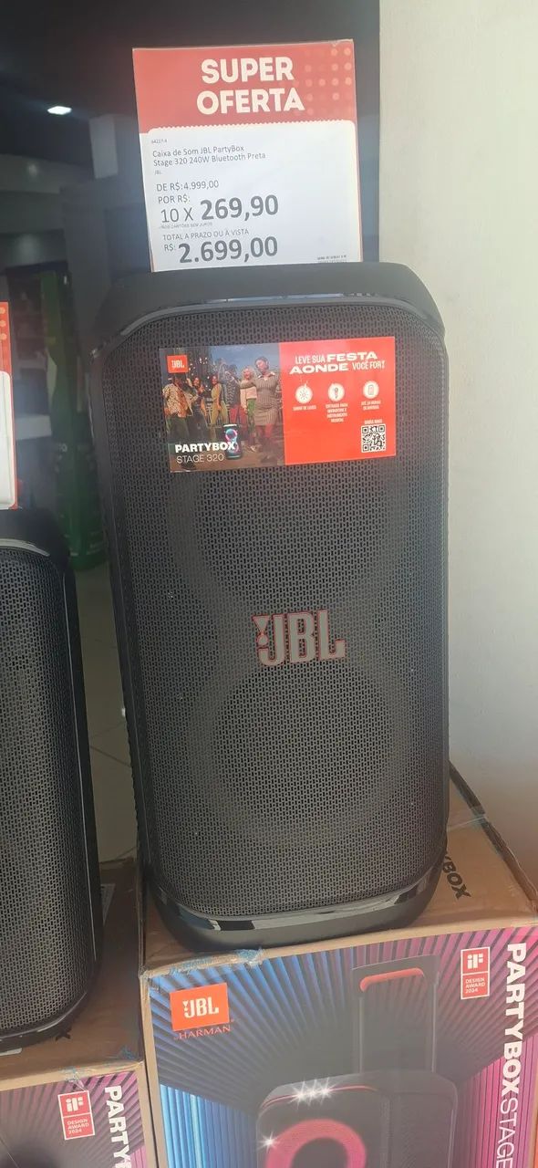 Caixa de som JBL 320 partybox