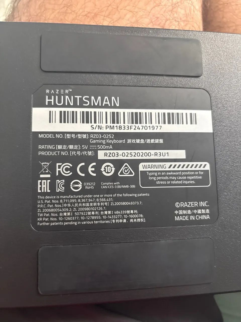 Teclado Razer Huntsman  - Foto 4