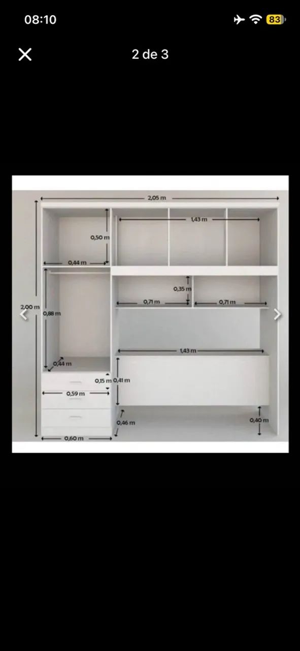 GUARDA ROUPA MODULADO - Foto 2