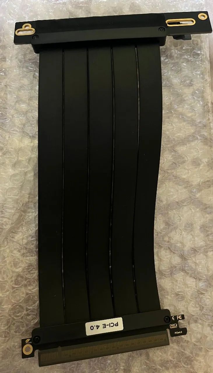 Cabo extensor pcie 4.0 x16 90°