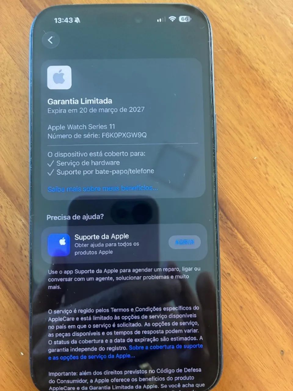 Apple Watch Series 11 (GPS + Cellular) - Garantia Apple até 20/03/2027 - Impecável! - Foto 5