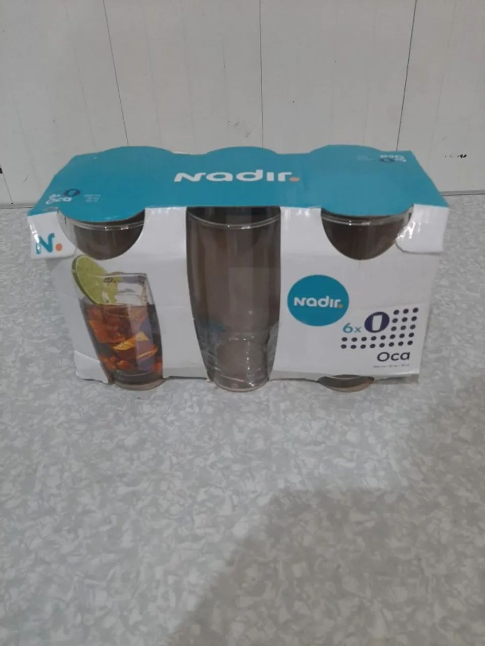 Jogo 6 Copos de Vidro Oca 300ml | Nadir | Transparente - Foto 2