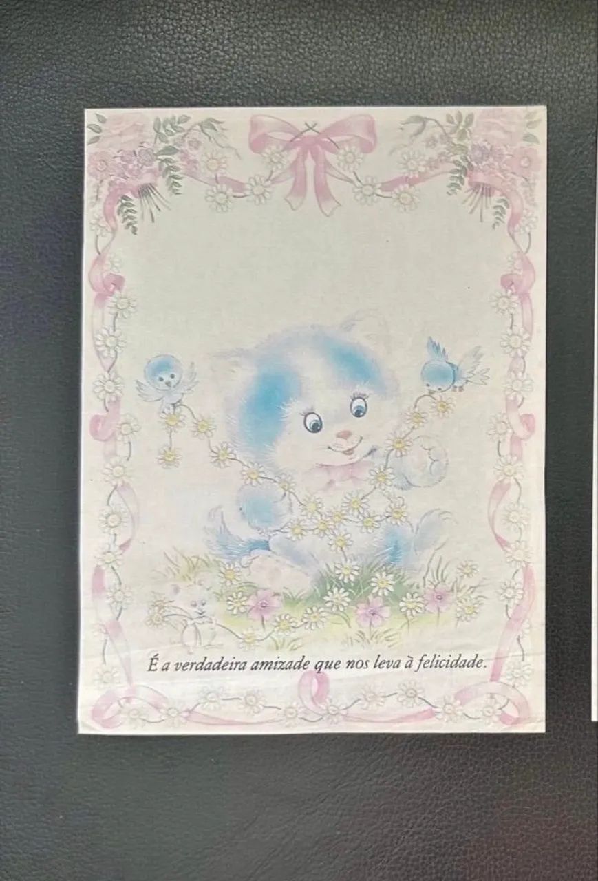 5 papéis de carta de gatinhos - Foto 4