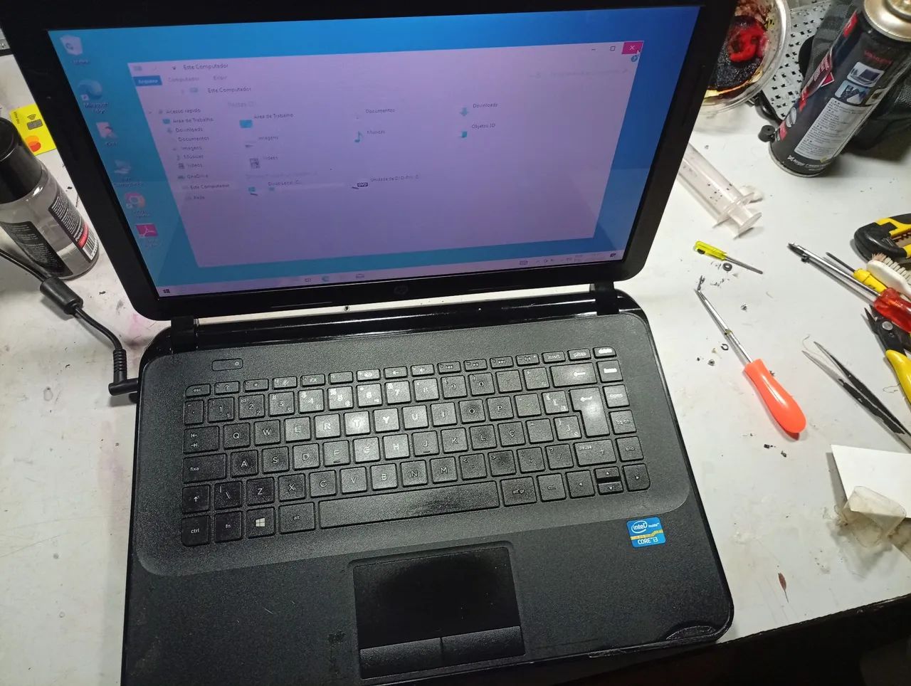 Notebook Hp 240 G2,i3, 4gb,500hd,tela 14 - Foto 2