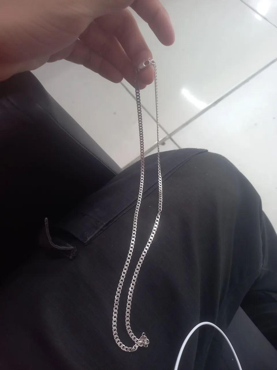 Corrente de prata 925 4 mm