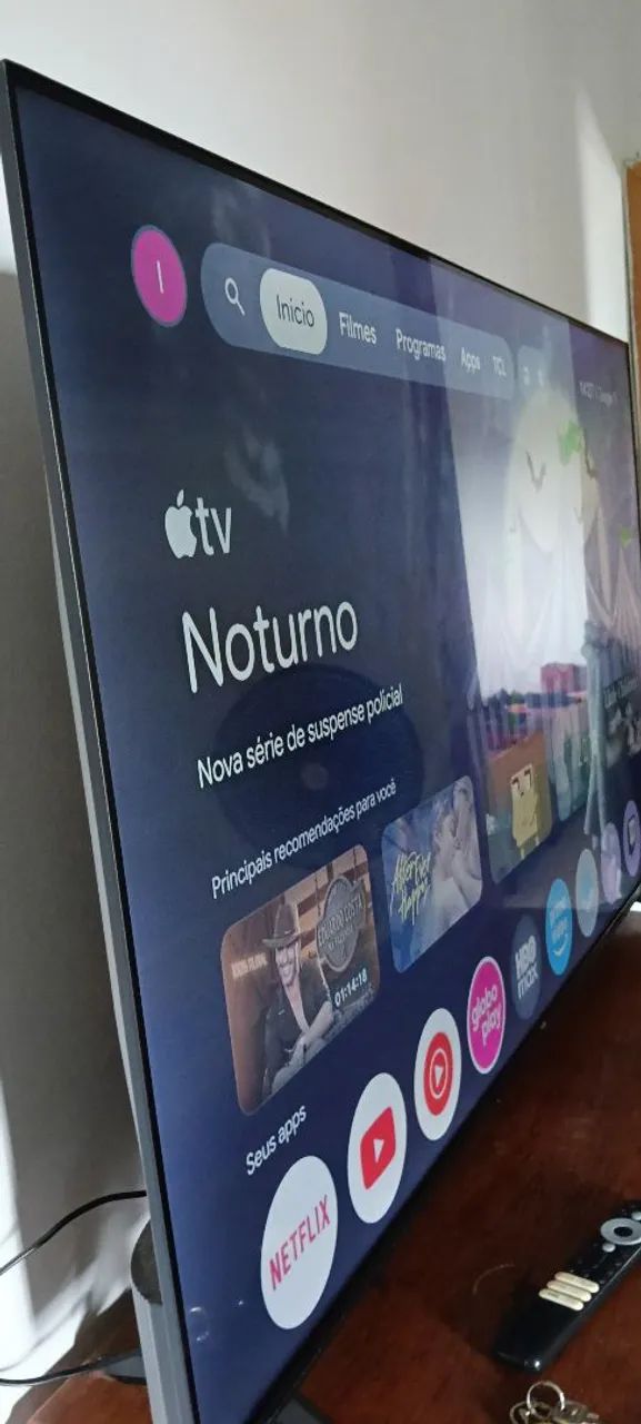 Tv 55 polegadas 4k semi nova TCL  - Foto 3