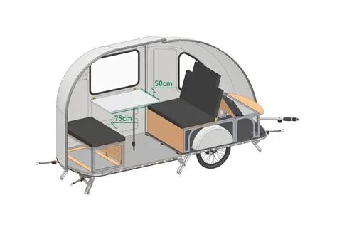 BYKE CAMPER ELETRICA COM PAINEL SOLAR - Foto 3