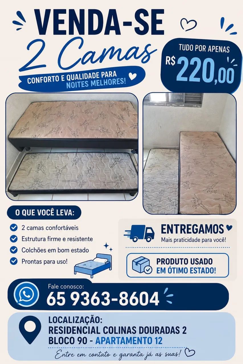 Cama Box de Solteiro