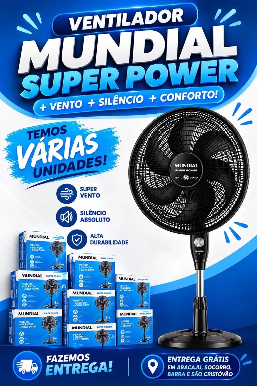 Ventilador Mondial Novo 