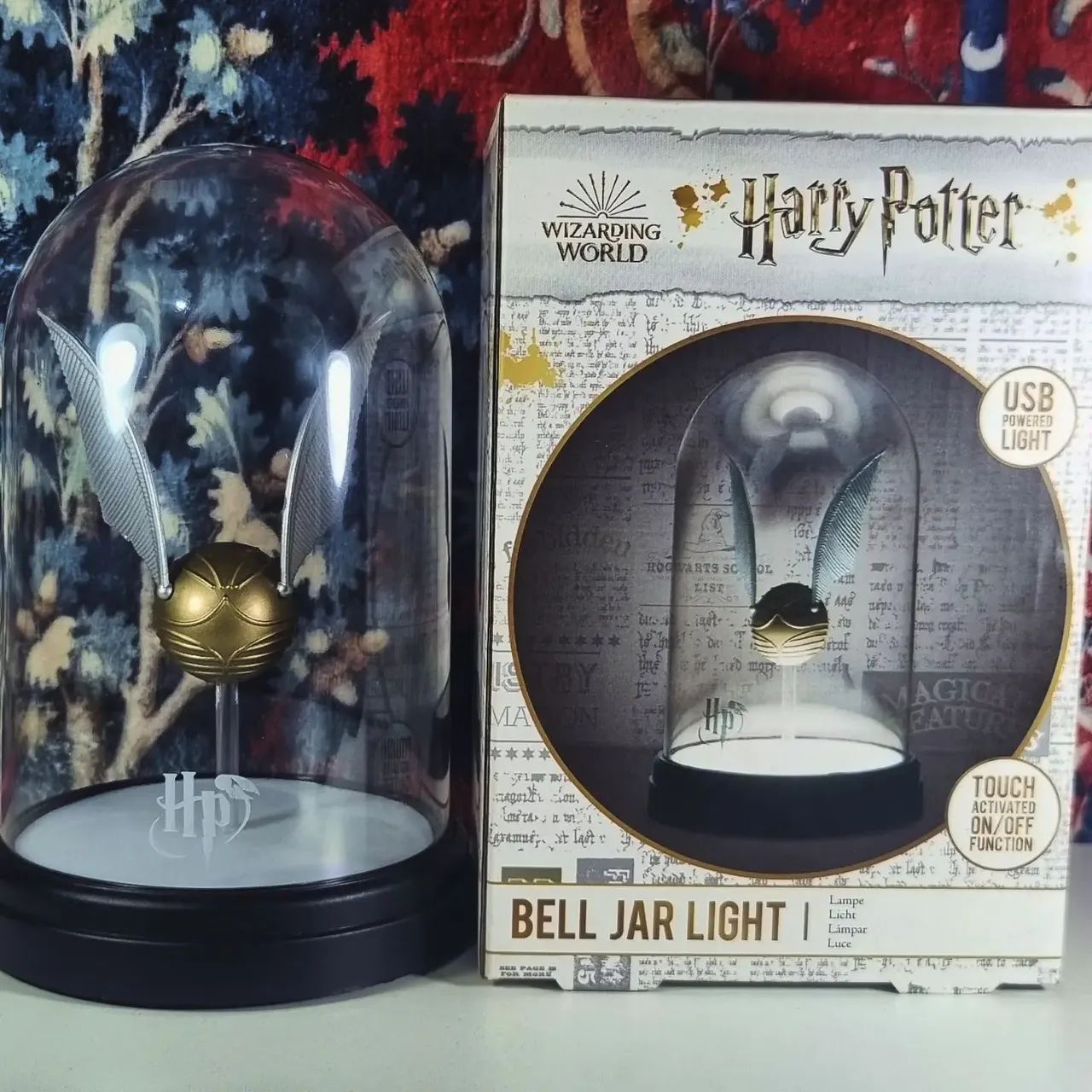 Luminaria pomo de ouro harry potter cúpula 