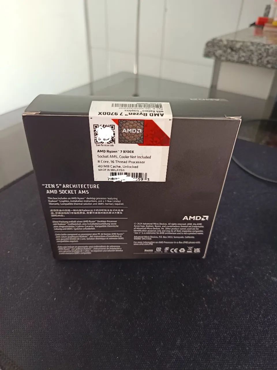 Processador AMD Ryzen 7 9700X (lacrado) - Foto 4