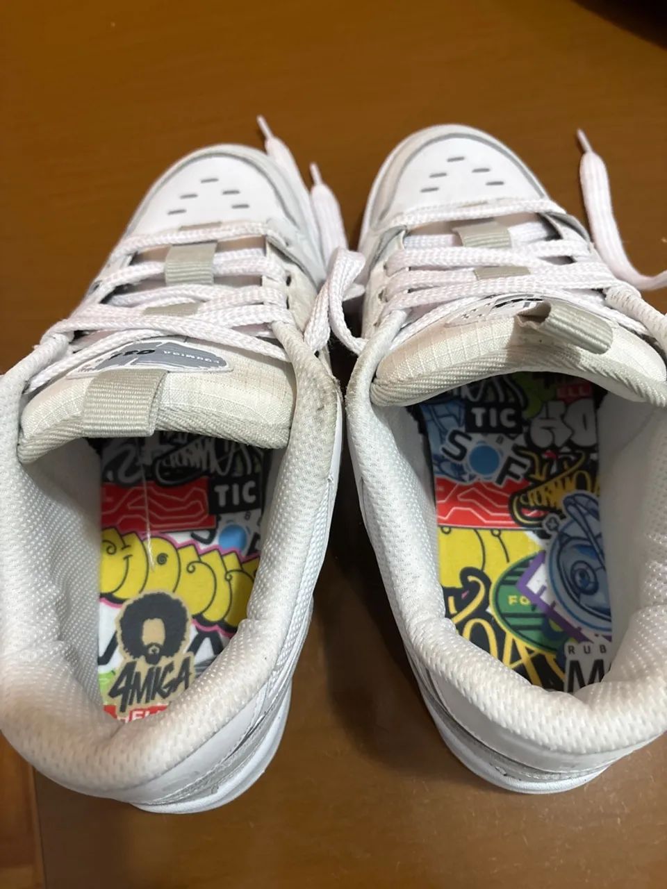 Tênis hocks formiga 011 Branco - Foto 4