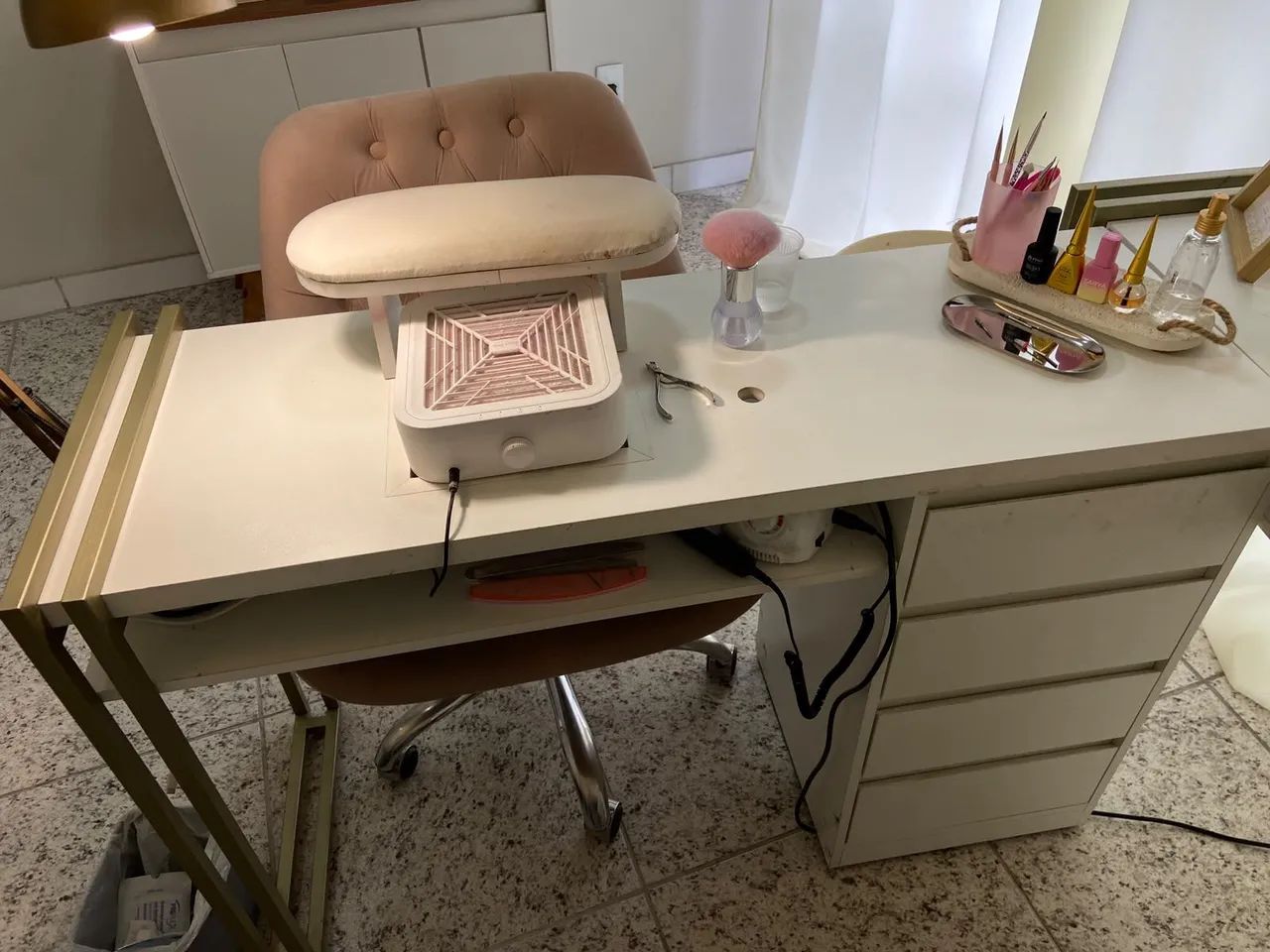 Mesa nail designer e mocho - Foto 3