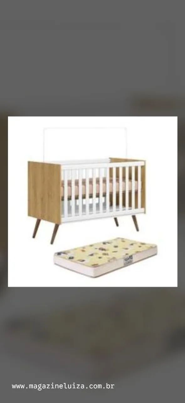 Berço Vira Cama Retrô - Foto 3