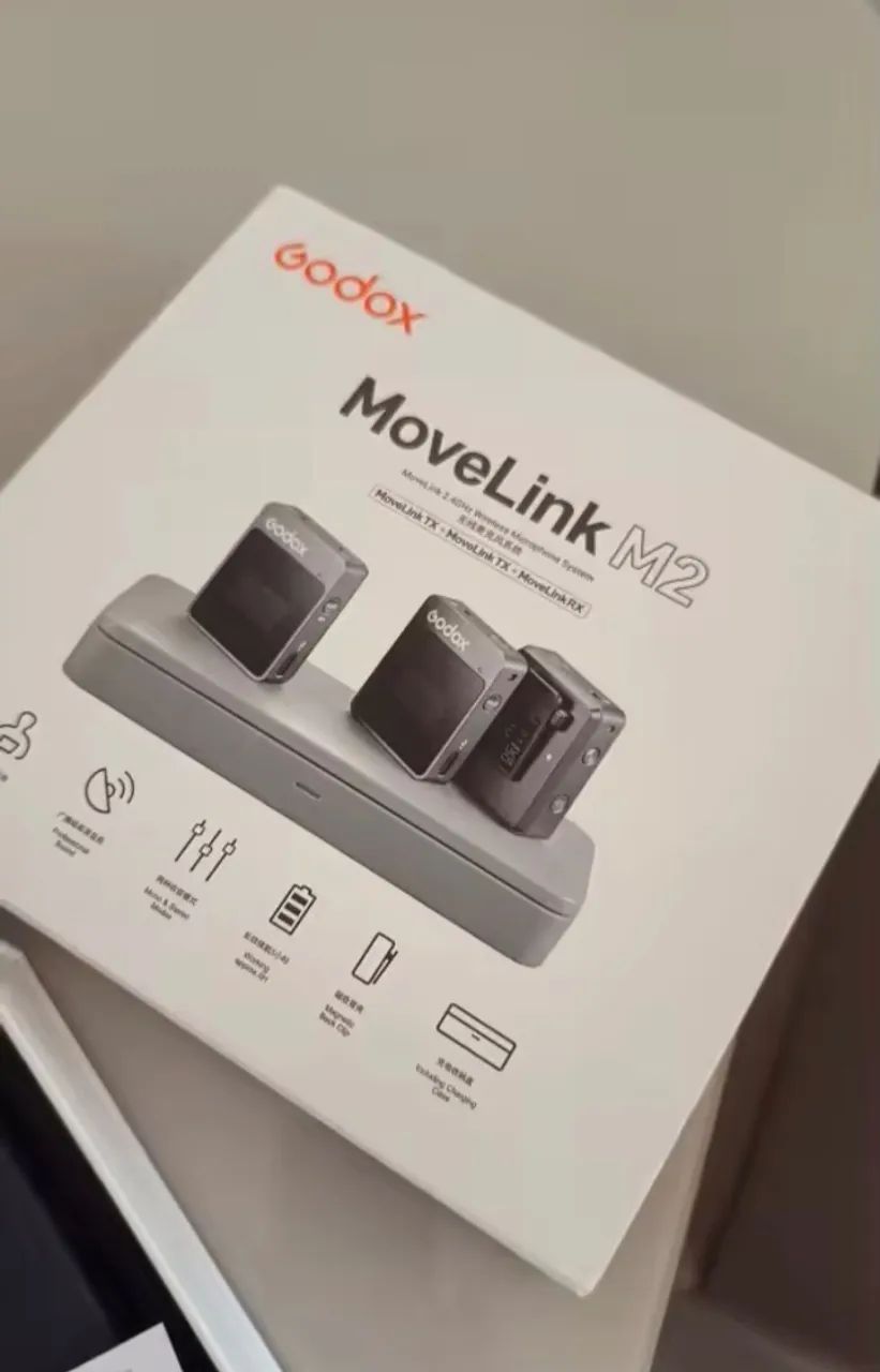 Microfone profissional Godox move link m2  - Foto 5