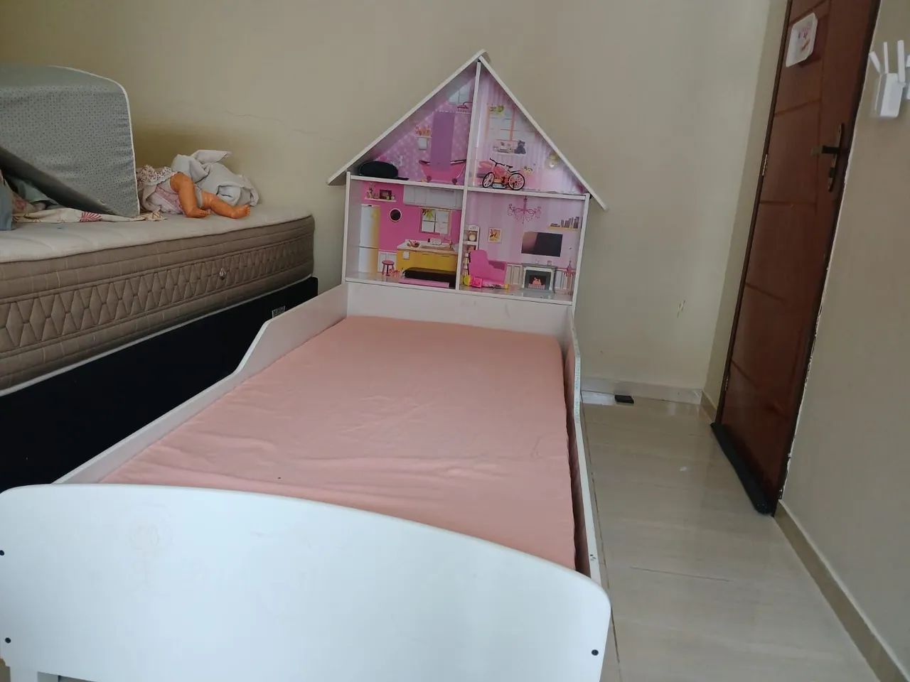 Cama com Colchão Infantil estilo Castelo Princesa  - Foto 2