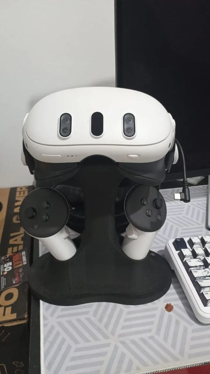 ÓCULOS VR META QUEST 3 + SUPORTE (BUBOVR M3)