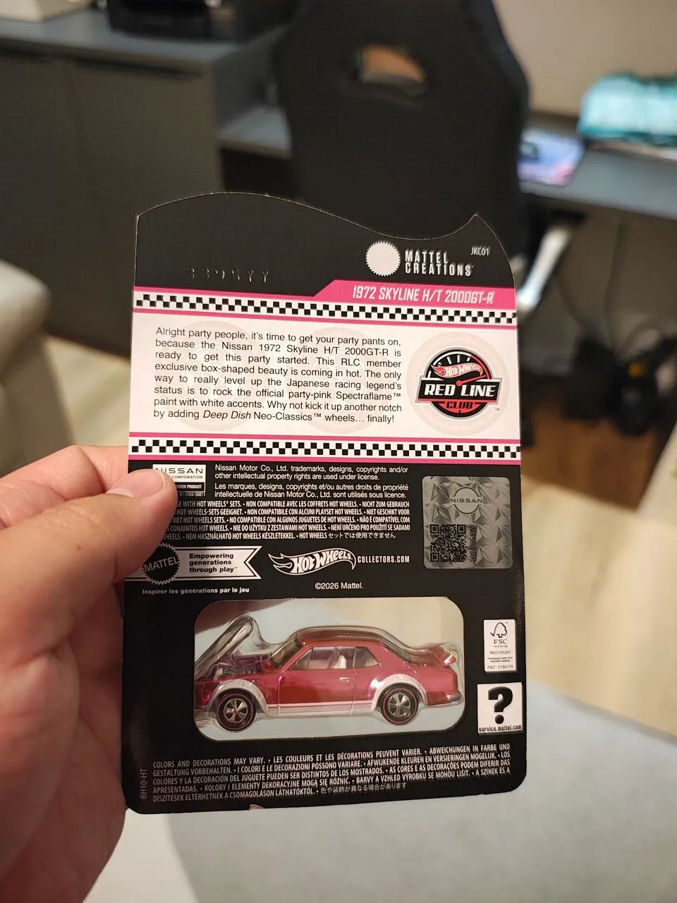 Hotwheels Red Line 1972 Skyline H/T 2000GT-R - Hobbies e coleções
