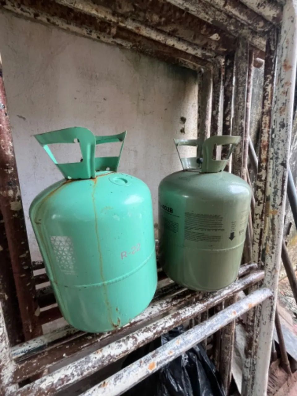 Cilindros vazio de refrigeranção