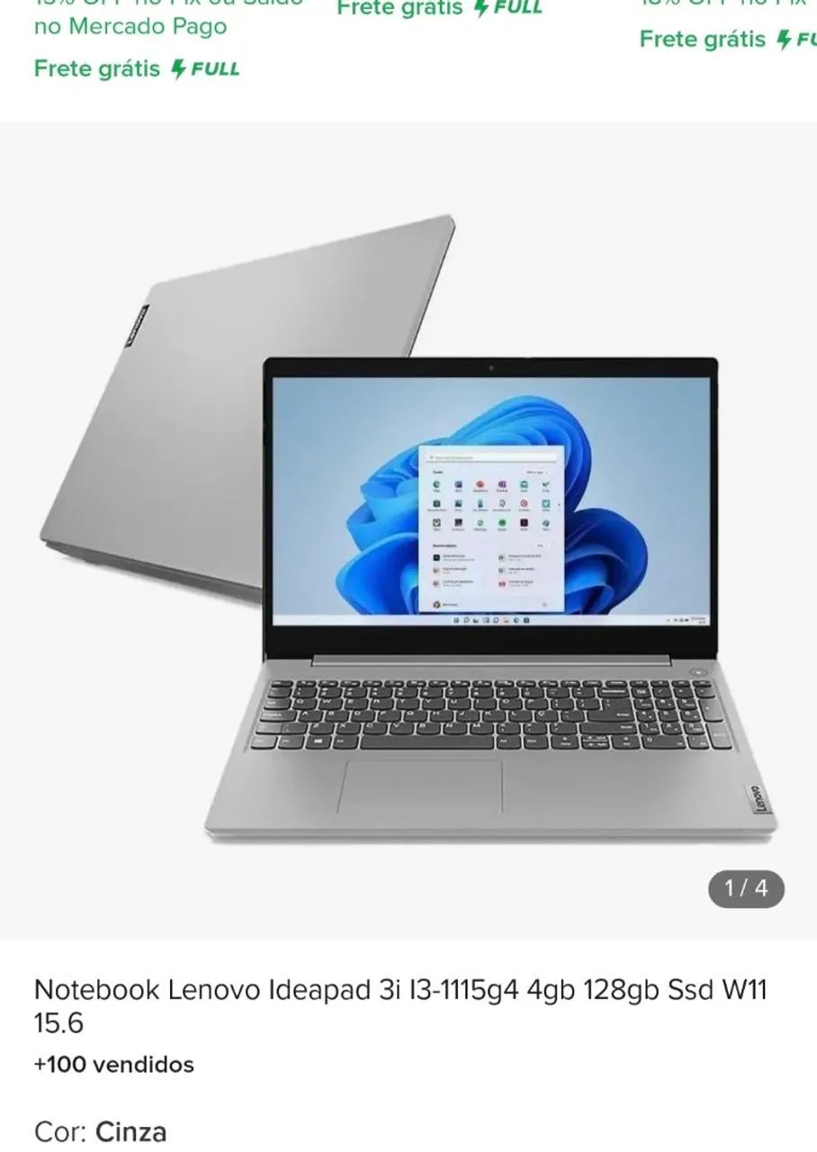 Nootbook ideapad i3  - Foto 2