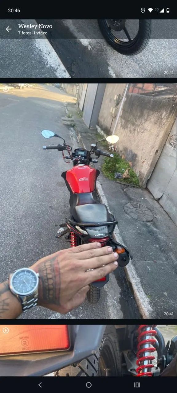 Yamaha factor 125, documento 2026 no nome e sem multas. - Foto 2
