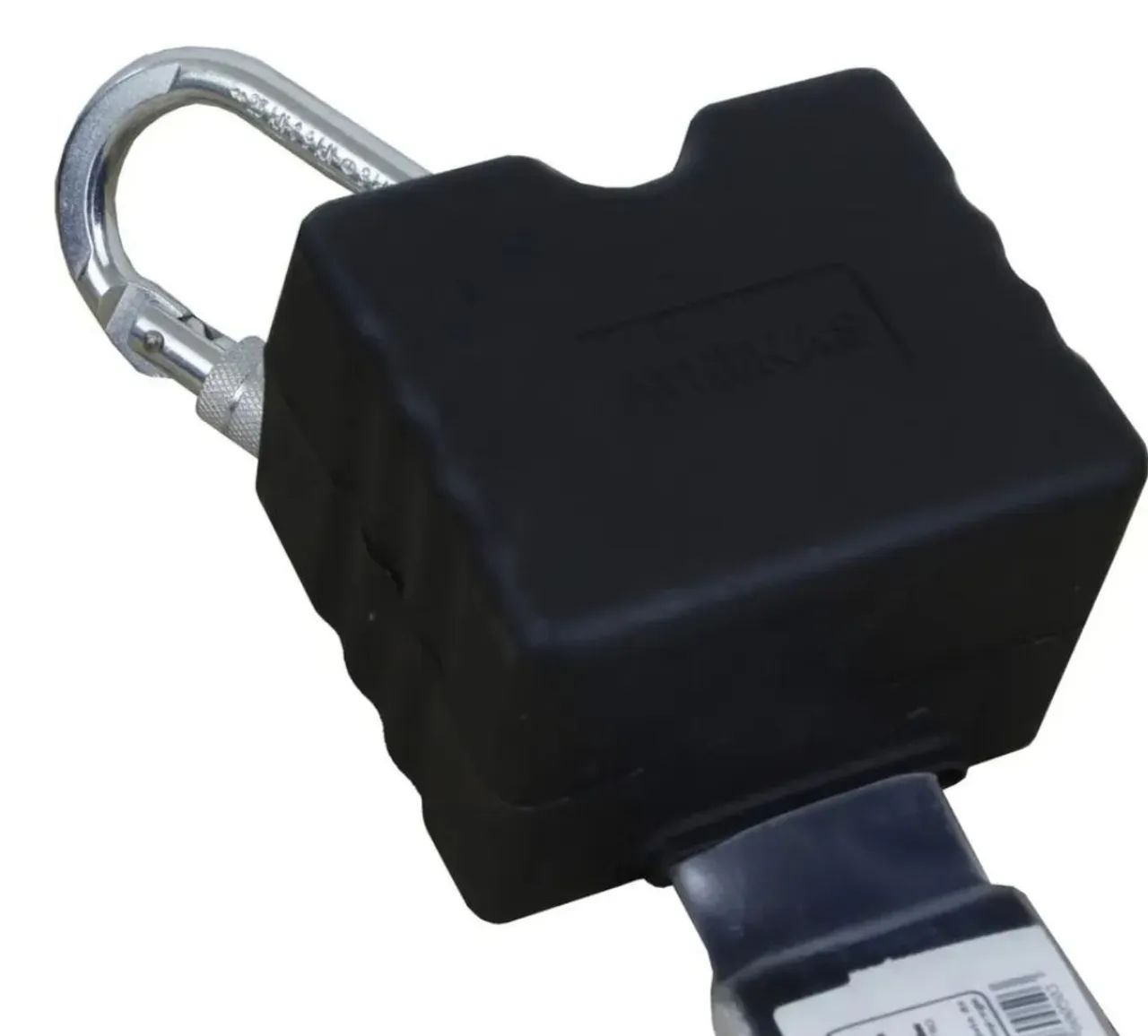 Trava quedas retrátil com fita de 2.5mts - Foto 3
