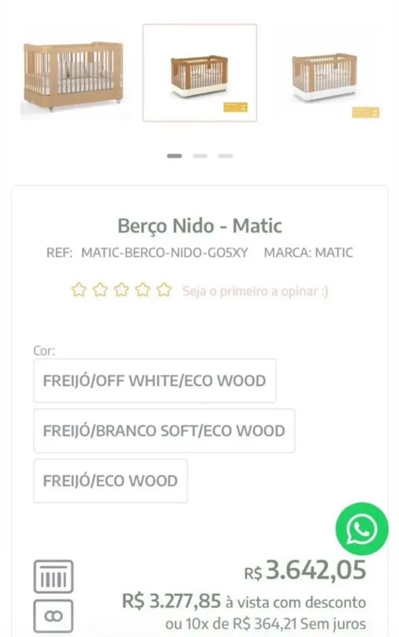 Berço evolutivo premium 3 em 1 + colchão ortobom - Foto 4