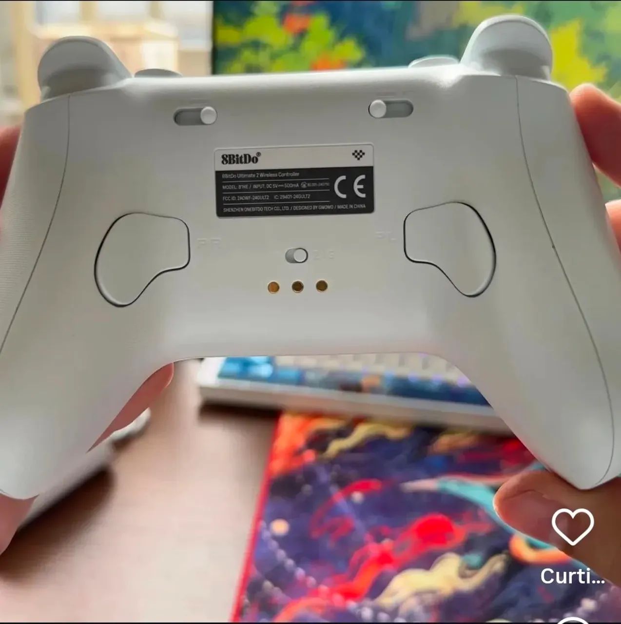 8BitDo Ultimate 2 Controle Bluetooth para Celular e  Computador  - Foto 4