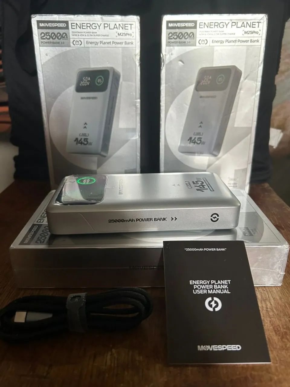 PowerBank Movespeed M25Pro 25000mAh - Foto 3