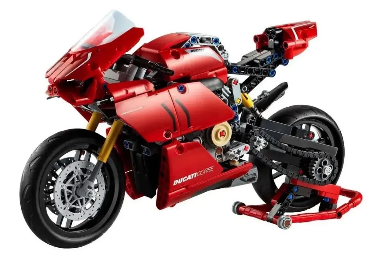 Lego Technic Ducati Panigale V4 R 646 Peças - Foto 4