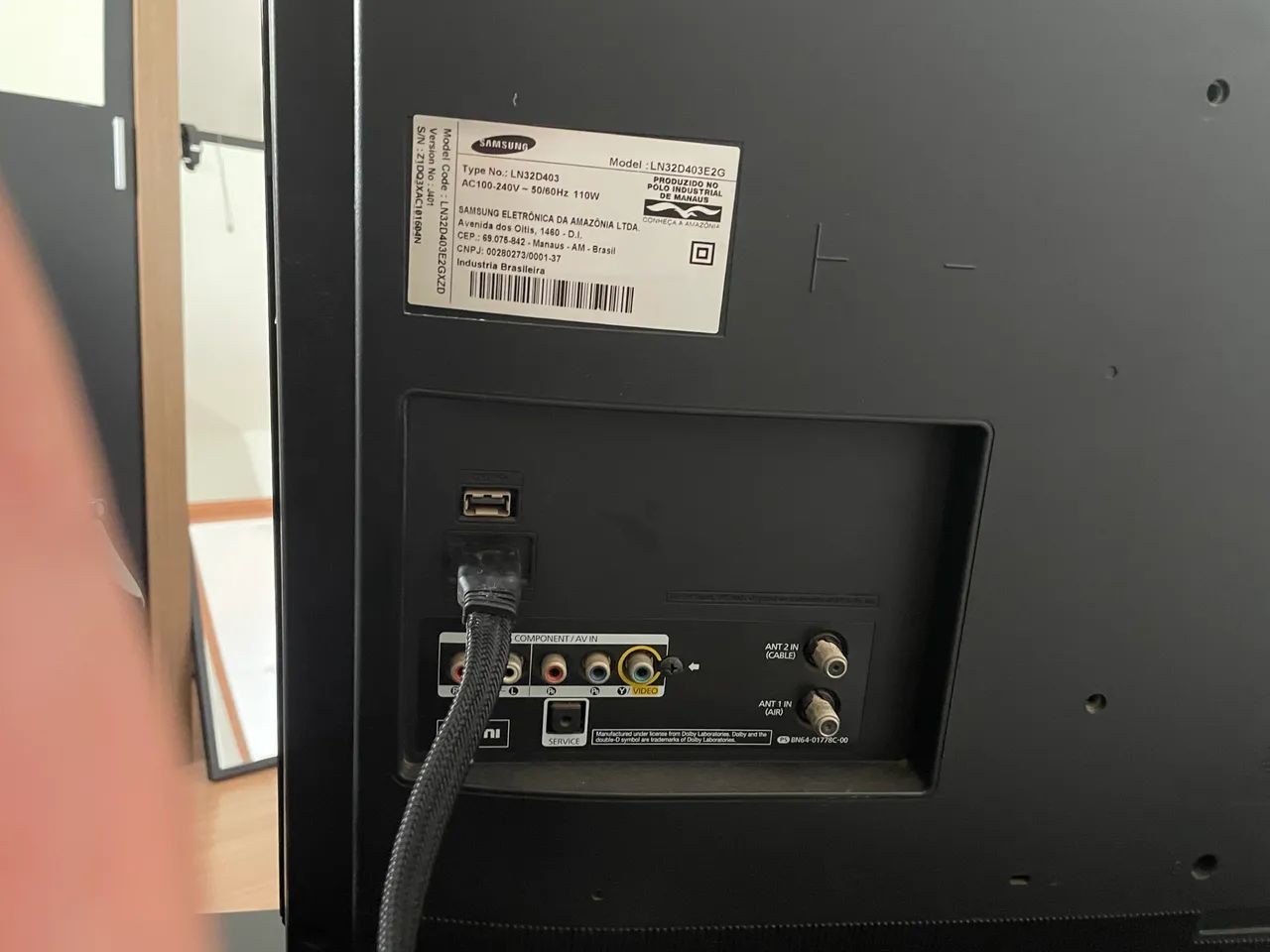 TV Samsung 32 polegadas - Para retirada de peças ou conserto - Foto 2