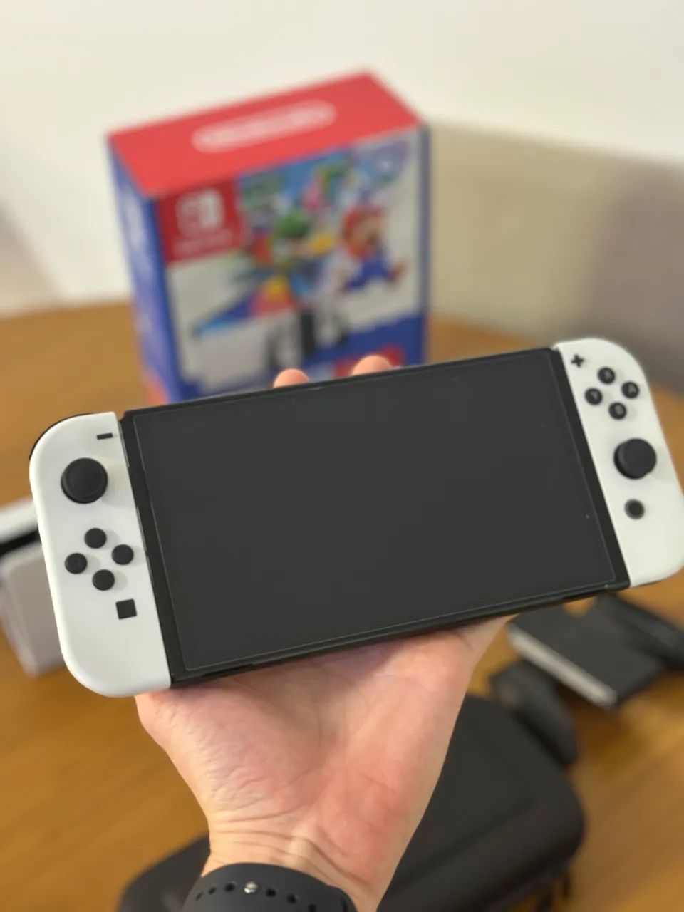 Nintendo Switch OLED - Completo com Super Mario Bros Wonder - Foto 2