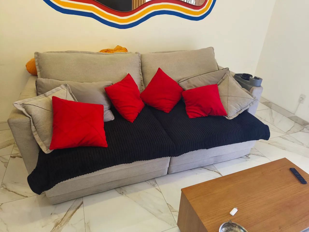 Sofa sem caixa retrátil 