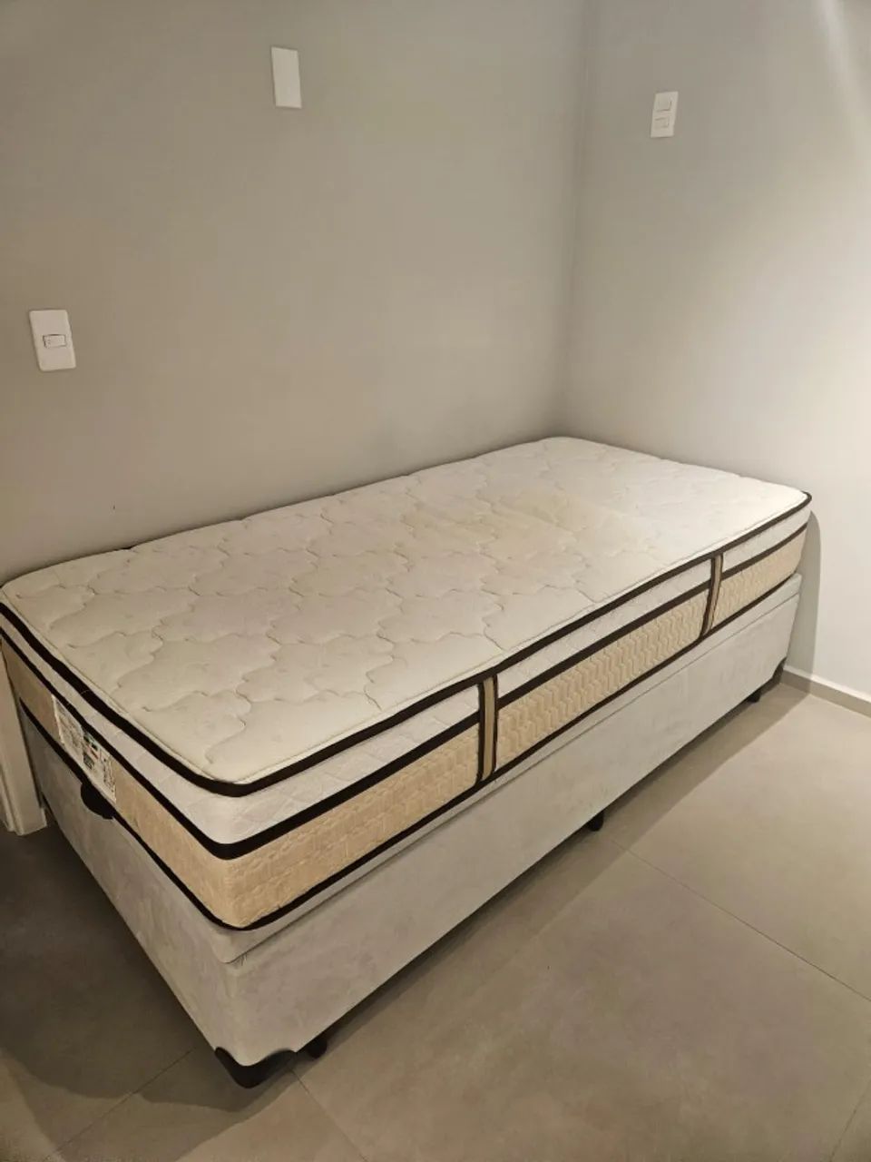 Cama Solteiro Baú + Colchão (usado)  - Foto 3