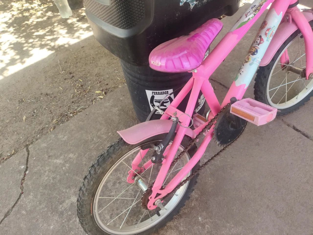 Bicicleta infantil menina Aro 16 ( usada ) - Foto 3