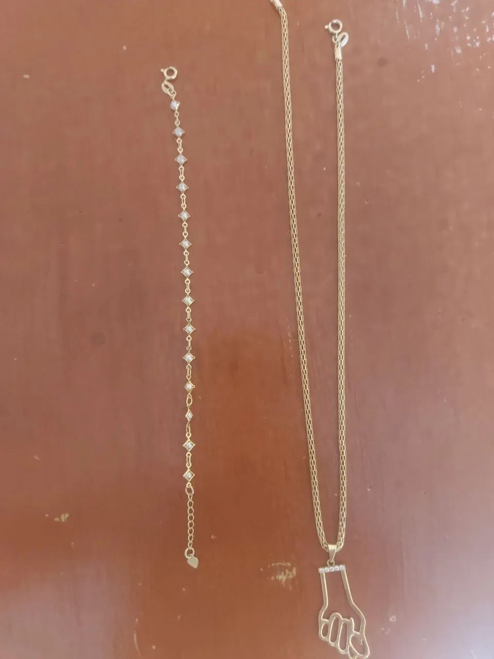 Vendo cordão e pulseira magoold 
