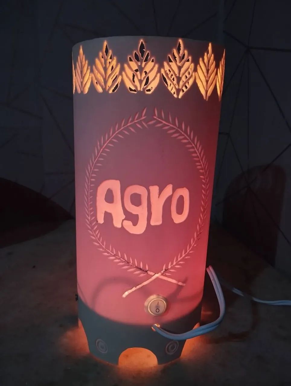LUMINÁRIA DE PVC TEMA AGRONEGÓCIO  - Foto 2