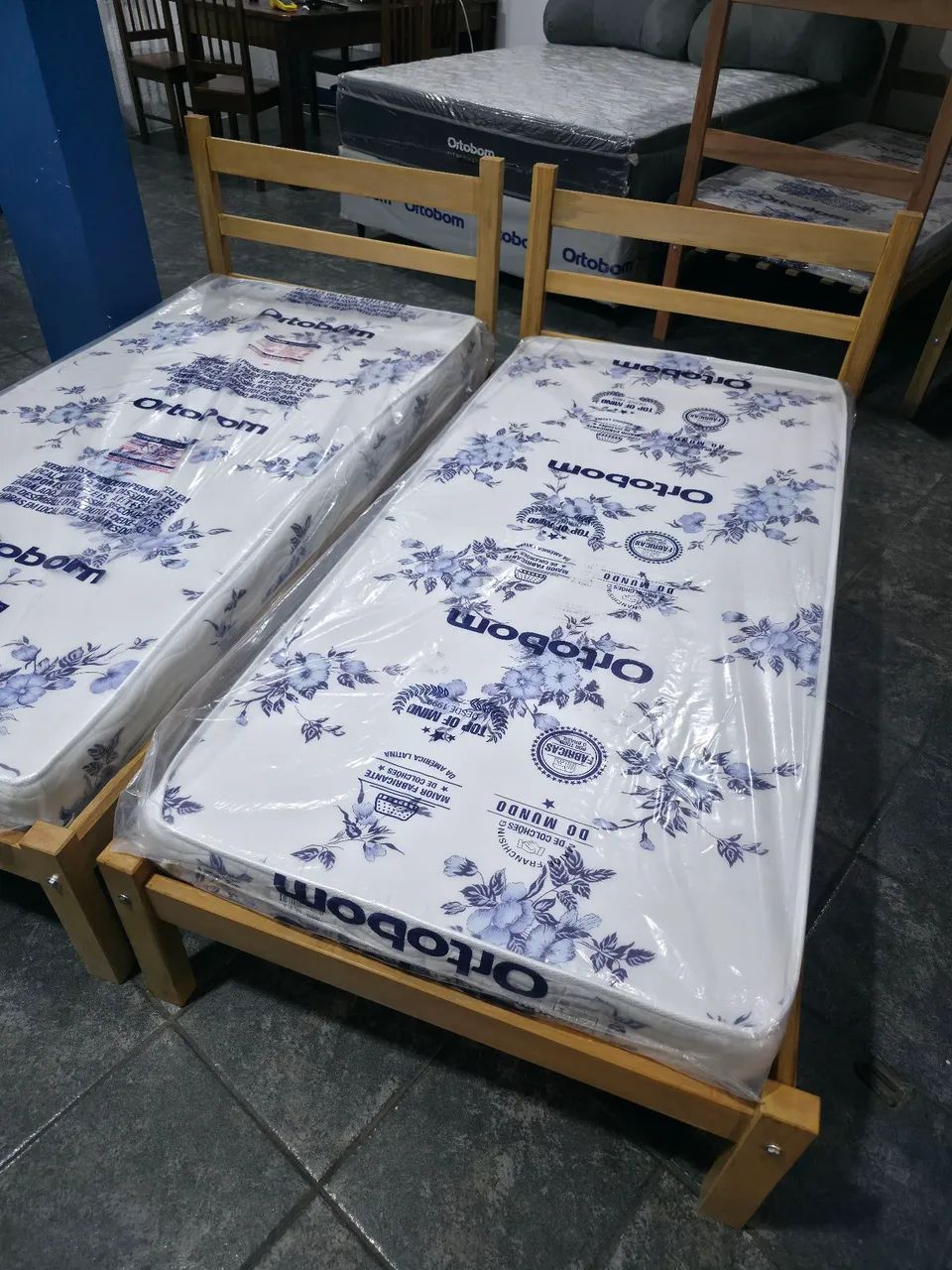 Cama Solteiro Madeira R$ 459,00 - Foto 3