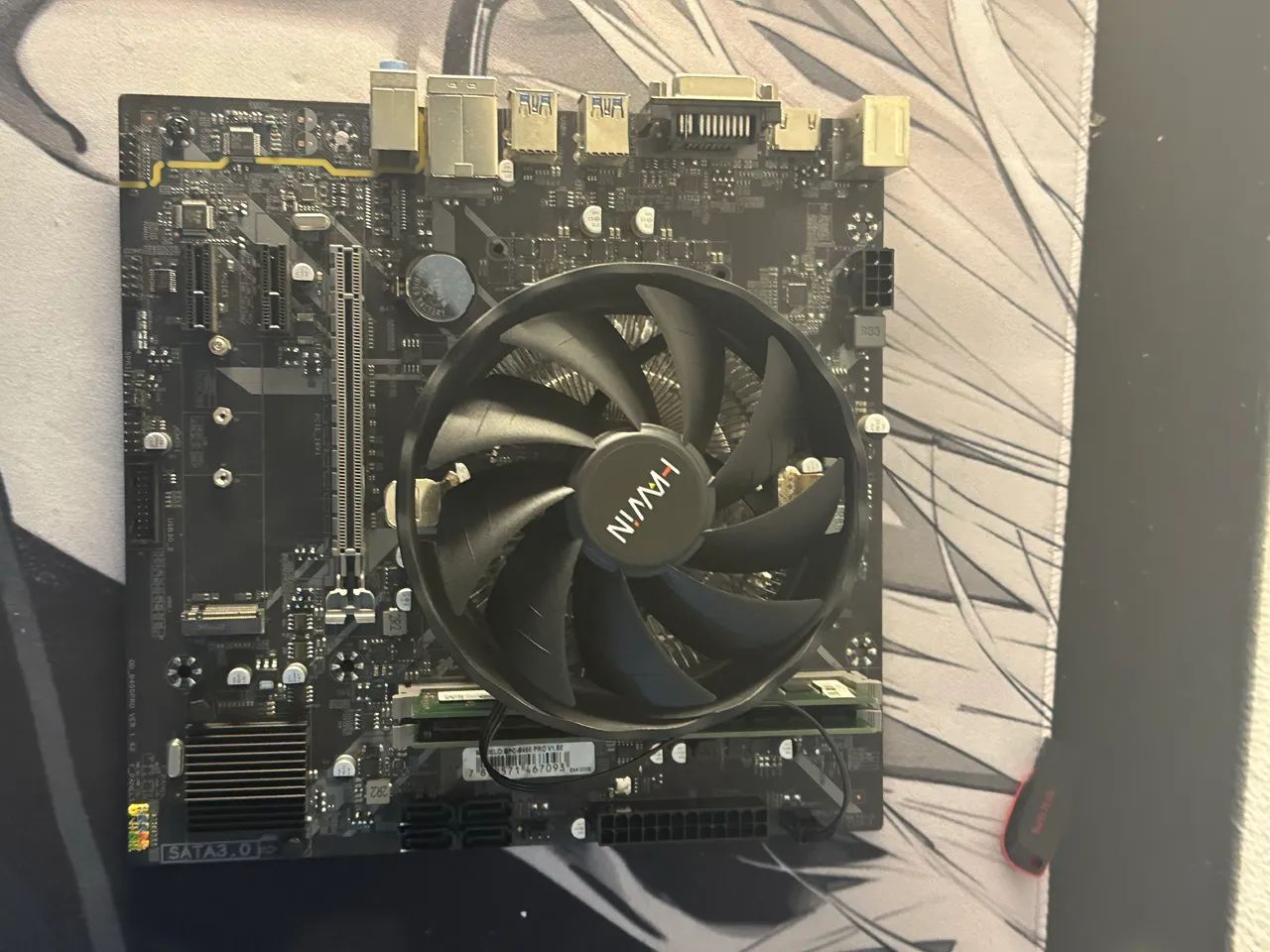 Kit Gamer Ryzen 5 + 16 de ram em 3200Mhz - Foto 4