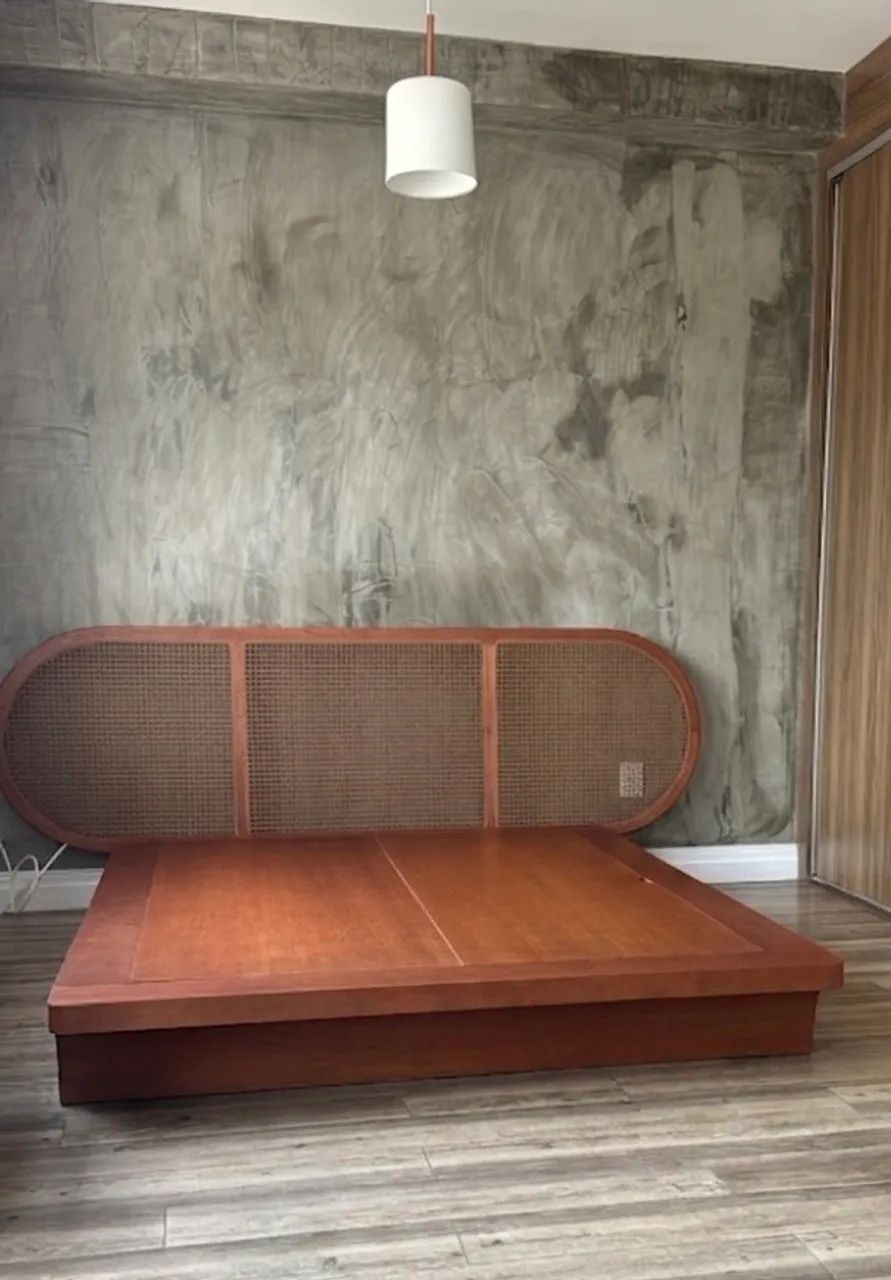 Cama Casal Padrão Madeira (Cama+Cabeceira)